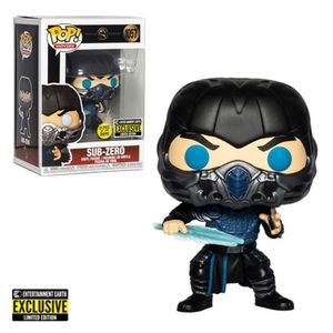 Mortal Kombat 2021 Sub-Zero Glow-in-the-Dark Pop! Vinyl Figure!!! #1057
